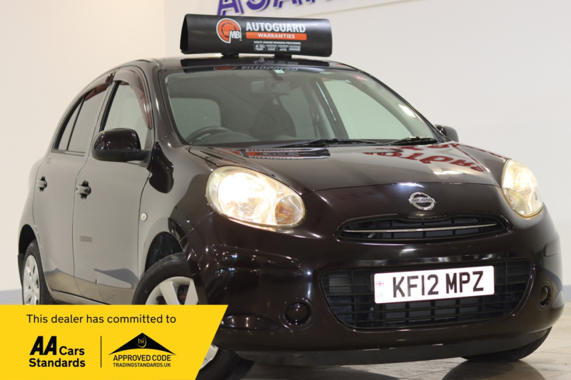 2012 Nissan Micra 1.2 12v Acenta CVT Euro 5 5dr in Purple — image 1