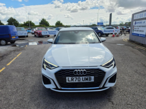 2020 Audi A3 1.5 Tfsi 35 S Line Sportback Euro 6 (s/s) 5dr in White — image 2