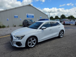 2020 Audi A3 1.5 Tfsi 35 S Line Sportback Euro 6 (s/s) 5dr in White — image 3