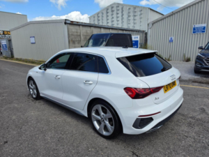 2020 Audi A3 1.5 Tfsi 35 S Line Sportback Euro 6 (s/s) 5dr in White — image 4