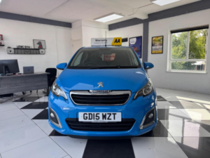 2015 Peugeot 108 1.2 Puretech Allure Euro 6 5dr in Blue — image 2