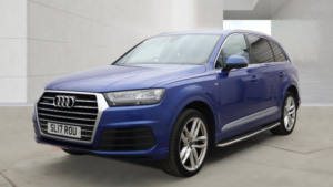 2017 Audi Q7 3.0 Tdi V6 S Line,pan Roof,headup,21s,plus More.fsh in Blue — image 2