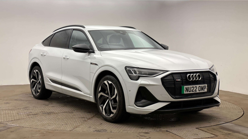 2022 Audi E-Tron 50 Black Edition in White — image 1