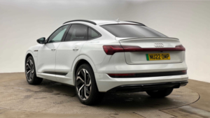 2022 Audi E-Tron 50 Black Edition in White — image 3