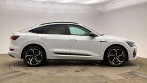 2022 Audi E-Tron 50 Black Edition in White — image 4