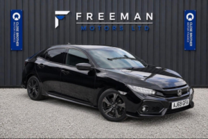 2020 Honda Civic 1.5 Vtec Turbo Sport CVT Euro 6 (s/s) 5dr in Black — image 1