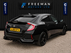 2020 Honda Civic 1.5 Vtec Turbo Sport CVT Euro 6 (s/s) 5dr in Black — image 6