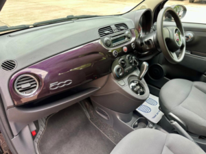 2013 Fiat 500 1.2 Pop Auto Euro 4 3dr in Purple — image 5