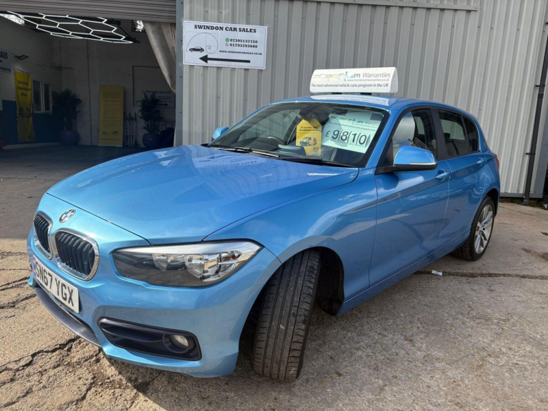 2017 BMW 1 Series 1.5 118i Sport Auto Euro 6 (s/s) 5dr in Blue — image 1