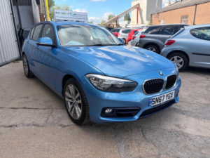 2017 BMW 1 Series 1.5 118i Sport Auto Euro 6 (s/s) 5dr in Blue — image 2