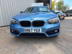 2017 BMW 1 Series 1.5 118i Sport Auto Euro 6 (s/s) 5dr in Blue — image 3