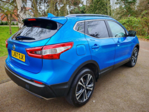 2017 Nissan Qashqai 1.2 Dig-T N-Connecta Euro 6 (s/s) 5dr in Blue — image 4