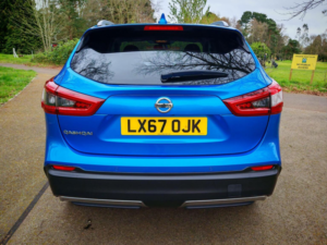 2017 Nissan Qashqai 1.2 Dig-T N-Connecta Euro 6 (s/s) 5dr in Blue — image 5