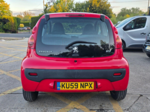 2009 Peugeot 107 1.0 12v Urban Lite Euro 4 3dr in Red — image 6