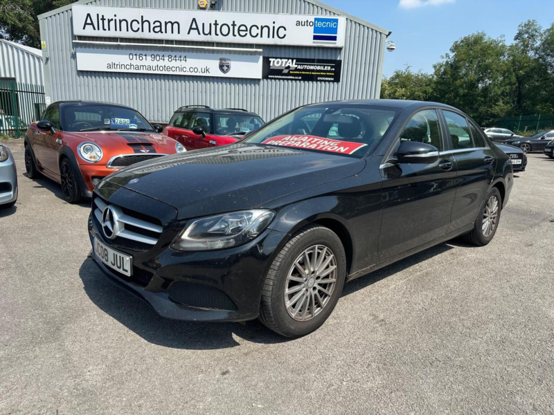 2015 Mercedes-Benz C Class 2.0 C200 Se (executive) G-Tronic+ Euro 6 (s/s) 4dr in Black — image 1