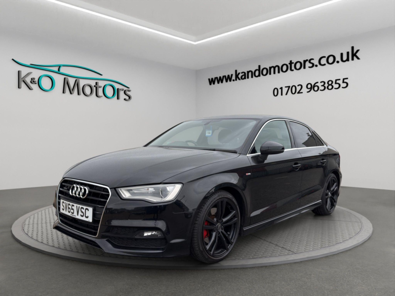 2015 Audi A3 2.0 Tdi S Line S Tronic Quattro Euro 6 (s/s) 4dr in Black — image 1