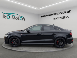 2015 Audi A3 2.0 Tdi S Line S Tronic Quattro Euro 6 (s/s) 4dr in Black — image 3