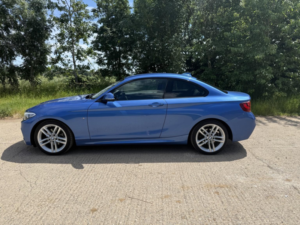 2014 BMW 2 Series 2.0 220d M Sport Coupe in Blue — image 2