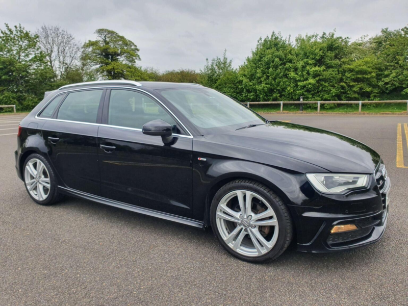 2014 Audi A3 2.0 Tdi S Line Sportback Euro 5 (s/s) 5dr in Black — image 1