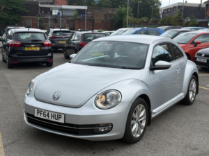 2014 Volkswagen Beetle 1.6 Tdi Bluemotion Tech Design Euro 5 (s/s) 3dr in Silver — image 3