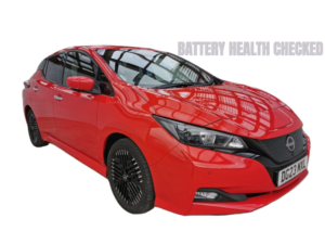2023 Nissan Leaf 39kwh N-Connecta in Red — image 4