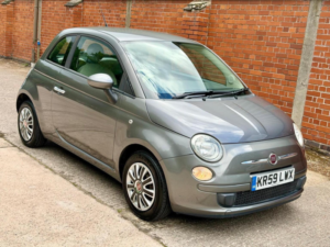 2009 Fiat 500 1.2 Pop Auto Euro 4 3dr in Grey — image 2