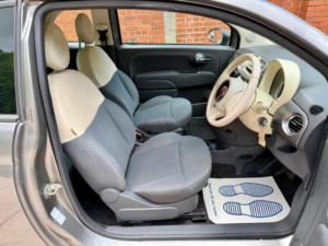 2009 Fiat 500 1.2 Pop Auto Euro 4 3dr in Grey — image 3