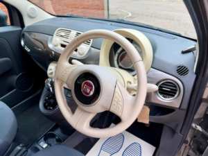 2009 Fiat 500 1.2 Pop Auto Euro 4 3dr in Grey — image 4