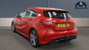 2017 Mercedes-Benz A Class 1.6 A160 Amg Line 7g-Dct Euro 6 (s/s) 5dr in Red — image 3
