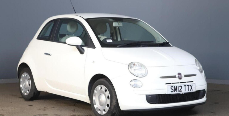 2012 Fiat 500 1.2 Pop Auto Euro 4 3dr in White — image 1