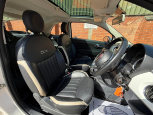 2016 Fiat 500 1.2 Lounge Euro 6 (s/s) 3dr in White — image 2