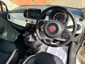 2016 Fiat 500 1.2 Lounge Euro 6 (s/s) 3dr in White — image 3
