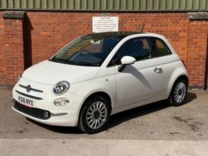 2016 Fiat 500 1.2 Lounge Euro 6 (s/s) 3dr in White — image 6