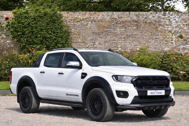 2022 Ford Ranger 2.0 Ecoblue Wildtrak Auto 4WD Euro 6 (s/s) 4dr in White — image 1