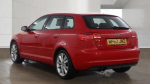 2012 Audi A3 2.0 Tfsi Sport Sportback S Tronic Quattro Euro 5 5dr in Red — image 3