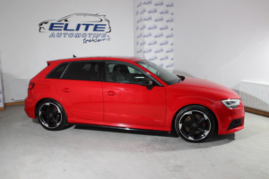 2017 Audi S3 2.0 Tfsi Black Edition Sportback 5dr Petrol S Tronic Quattro Euro 6 (s/s) (310 Ps) in Red — image 2