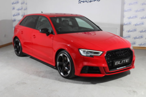 2017 Audi S3 2.0 Tfsi Black Edition Sportback 5dr Petrol S Tronic Quattro Euro 6 (s/s) (310 Ps) in Red — image 3