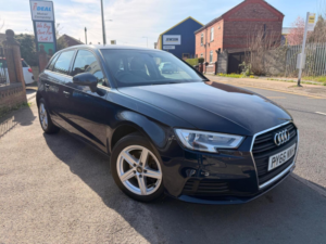 2017 Audi A3 1.0 Tfsi Se Sportback Euro 6 (s/s) 5dr in Blue — image 2