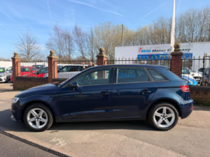 2017 Audi A3 1.0 Tfsi Se Sportback Euro 6 (s/s) 5dr in Blue — image 4