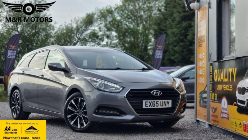 2015 Hyundai I40 1.7 Crdi Blue Drive Se Nav Tourer Dct Euro 6 (s/s) 5dr in Silver — image 1