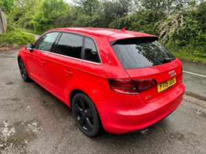 2015 Audi A3 1.6 Tdi Sport Sportback Euro 6 (s/s) 5dr in Red — image 4