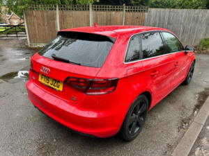 2015 Audi A3 1.6 Tdi Sport Sportback Euro 6 (s/s) 5dr in Red — image 6