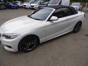 2015 BMW 2 Series 2.0 220d M Sport Auto Euro 6 (s/s) 2dr in White — image 5