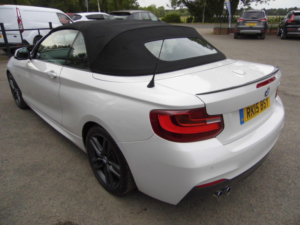 2015 BMW 2 Series 2.0 220d M Sport Auto Euro 6 (s/s) 2dr in White — image 6