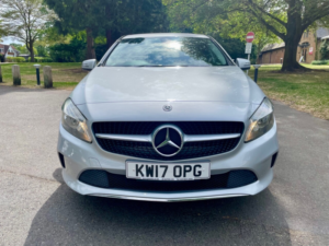 2017 Mercedes-Benz A-Class 1.6 A180 Sport Hatchback 5dr Petrol 7g-Dct Euro 6 (s/s) (122 Ps) in Silver — image 2