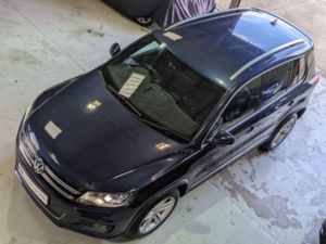 2015 Volkswagen Tiguan 2.0 Tdi Bluemotion Tech R-Line Edition 4-Motion. Last Owner For 10 Years. 10 Stamp Service History. in Blue — image 6