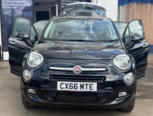 2016 Fiat 500x 1.4 Multiair Pop Star Dct Euro 6 (s/s) 5dr in Black — image 2