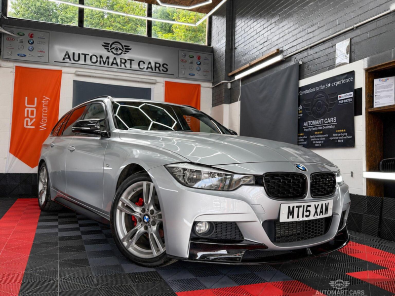 2015 BMW 3 Series 2.0 320d M Sport Touring Auto Euro 5 (s/s) 5dr in Silver — image 1