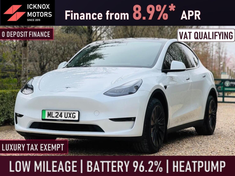 2024 Tesla Model Y (dual Motor) Long Range Auto 4wde 5dr in White — image 1
