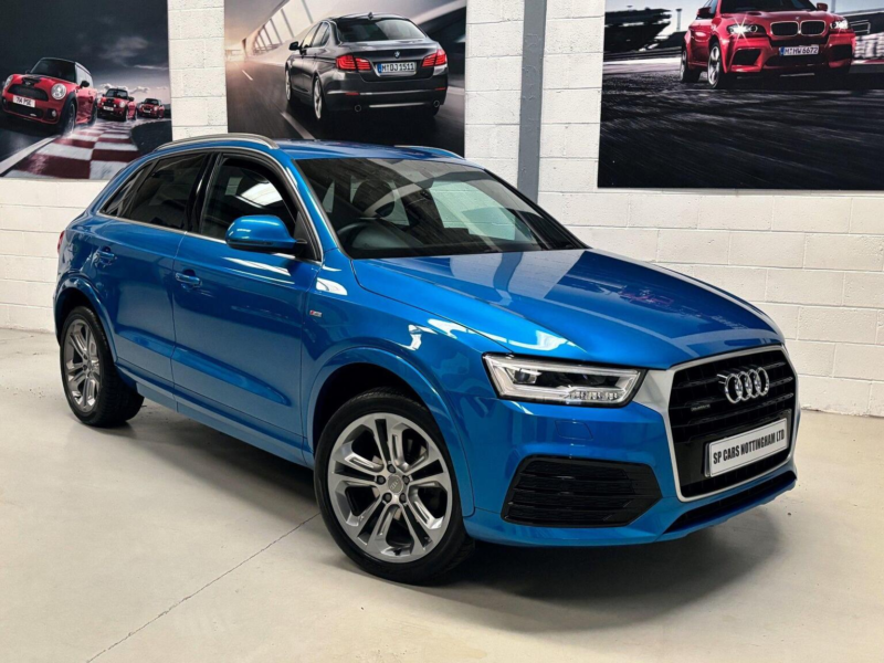 2016 Audi Q3 2.0 Tdi S Line Plus Quattro Euro 6 (s/s) 5dr in Blue — image 1